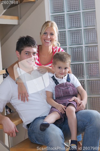 Image of family at home