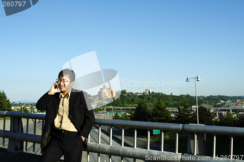 Image of Businessman on the phone