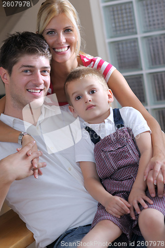 Image of family at home