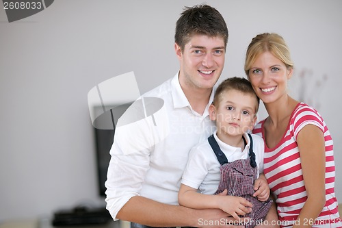 Image of family at home