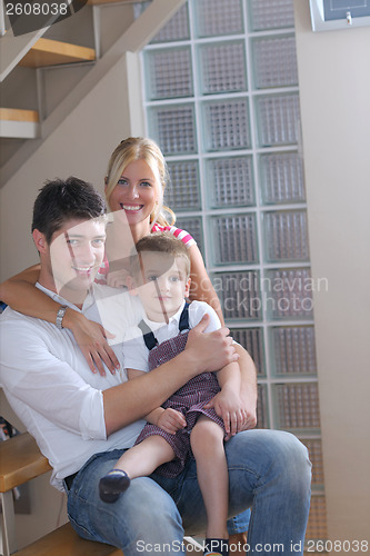 Image of family at home