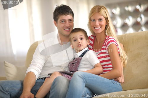 Image of family at home