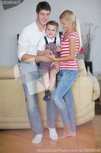 Image of family at home