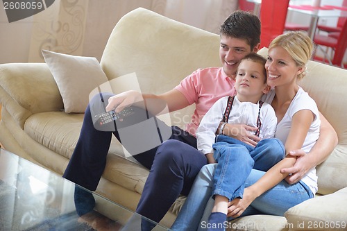 Image of family at home