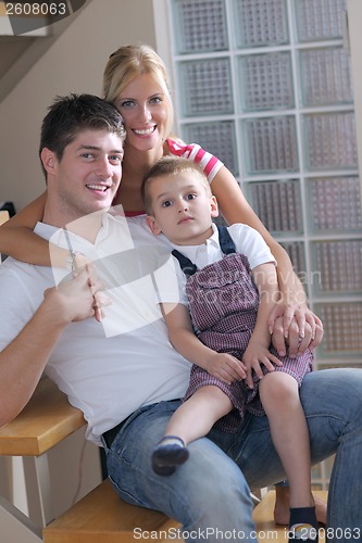 Image of family at home