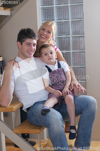 Image of family at home