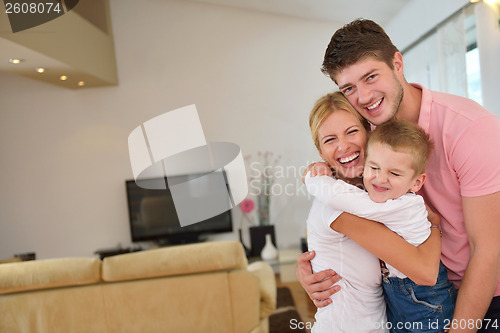 Image of family at home