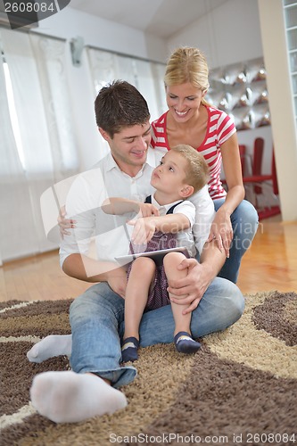 Image of family at home