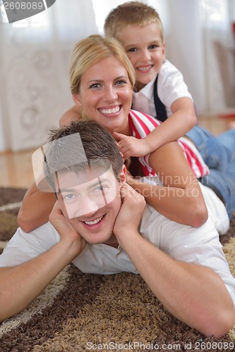 Image of family at home