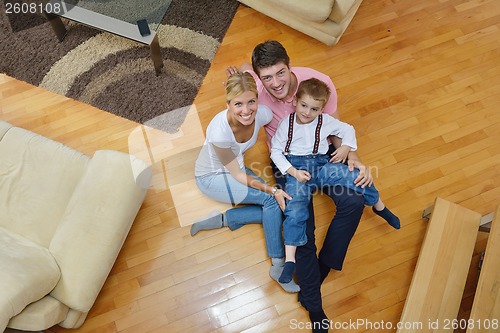 Image of family at home