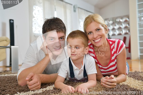 Image of family at home