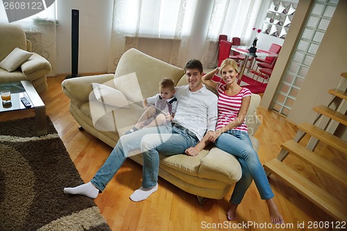 Image of family at home