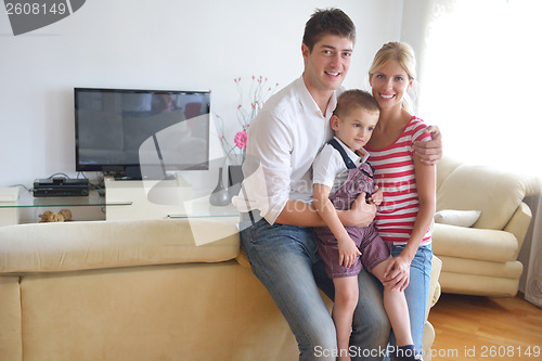 Image of family at home