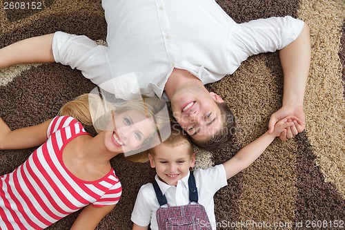 Image of family at home