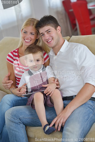 Image of family at home