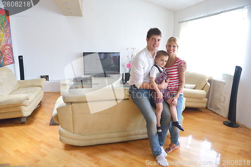 Image of family at home