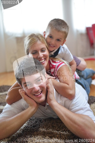 Image of family at home