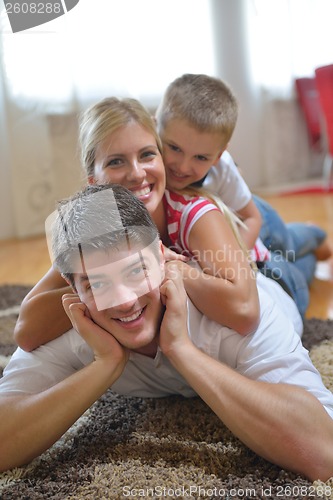 Image of family at home