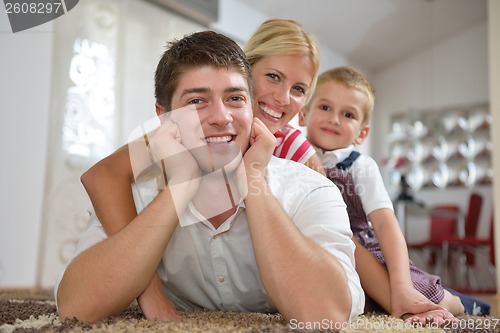 Image of family at home