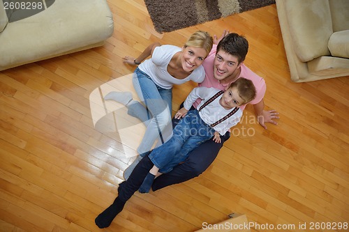 Image of family at home