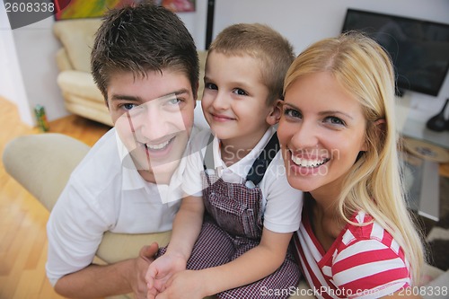 Image of family at home