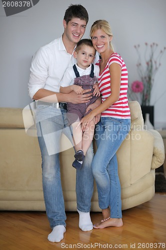 Image of family at home