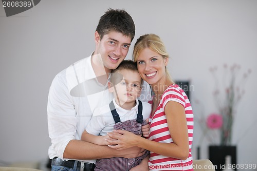 Image of family at home