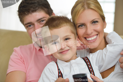 Image of family at home