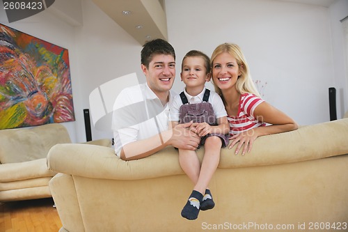 Image of family at home