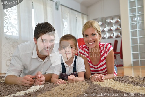 Image of family at home