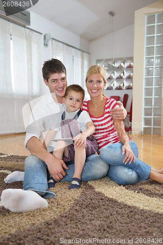 Image of family at home