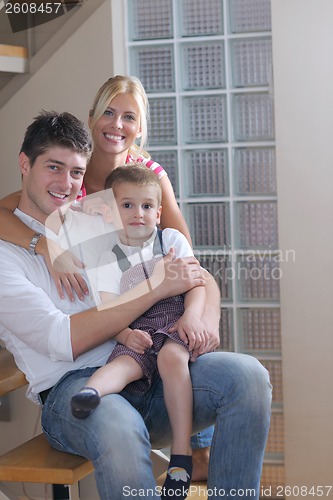 Image of family at home