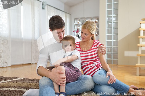 Image of family at home