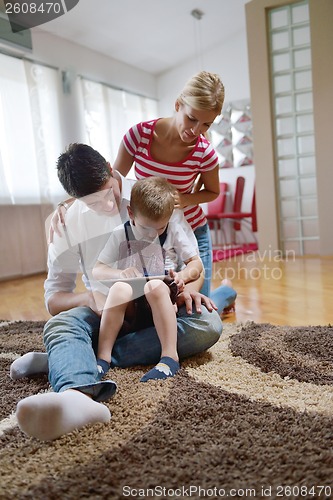 Image of family at home