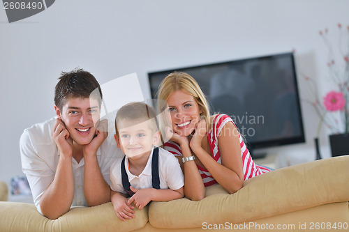 Image of family at home