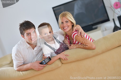 Image of family at home