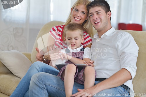 Image of family at home