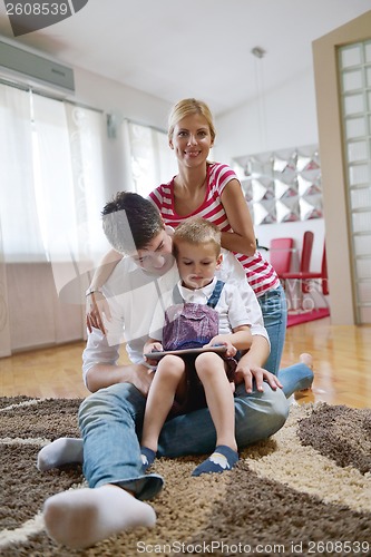 Image of family at home