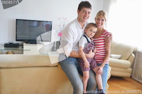 Image of family at home