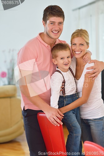 Image of family at home