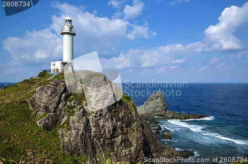 Image of Lighthouse at cliffs