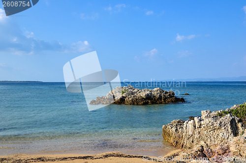 Image of Rocks at tropical coast