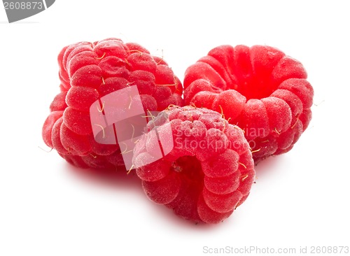 Image of Fresh raspberries