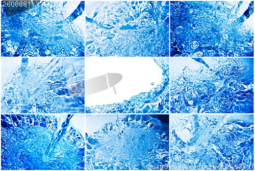 Image of Blue water
