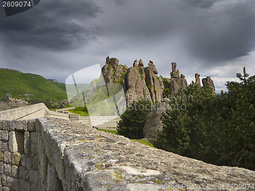 Image of Bulgarian wonders – a beautiful view - phenomenon of Belogradchik rocks