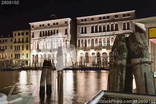 Image of Venice at night