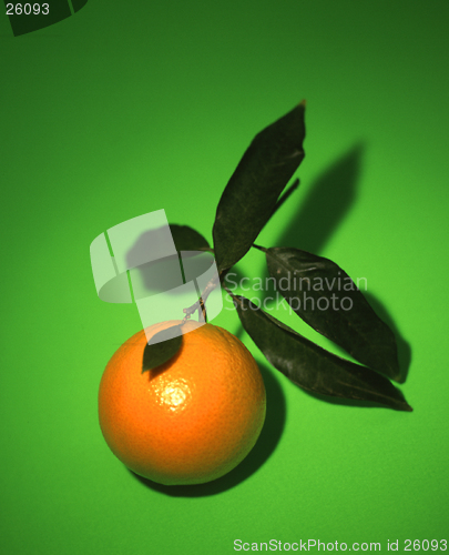 Image of Orange On Green