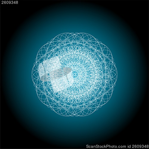 Image of Mandala. Round ornament pattern set