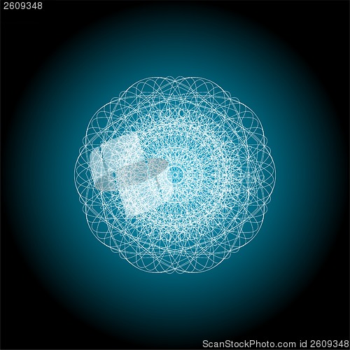 Image of Mandala. Round ornament pattern set