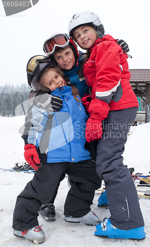 Image of Little skiers